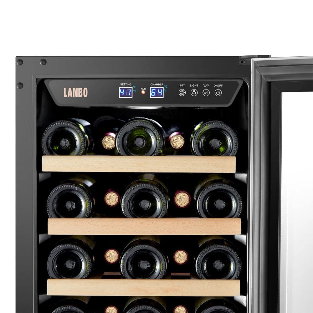 Lanbo Wine Coolers Lanbo LW33S 15-inch wide 33 Bottle Single Zone Wine Cooler