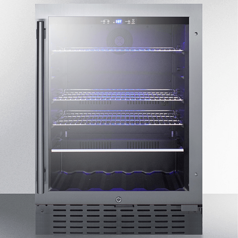 Summit Beverage Coolers Summit SCR2466BCSS 24-inch STAINLESS STEEL Beverage Cooler