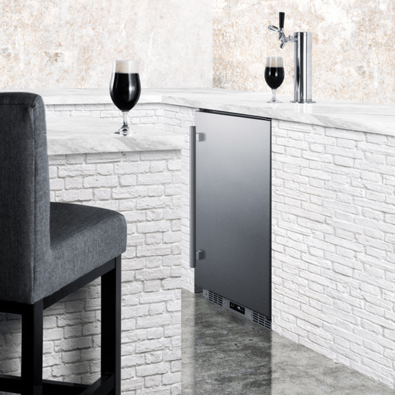 Summit Kegerators Summit SBC635MBK 24-inch Value Option Single Tap Beer Kegerator