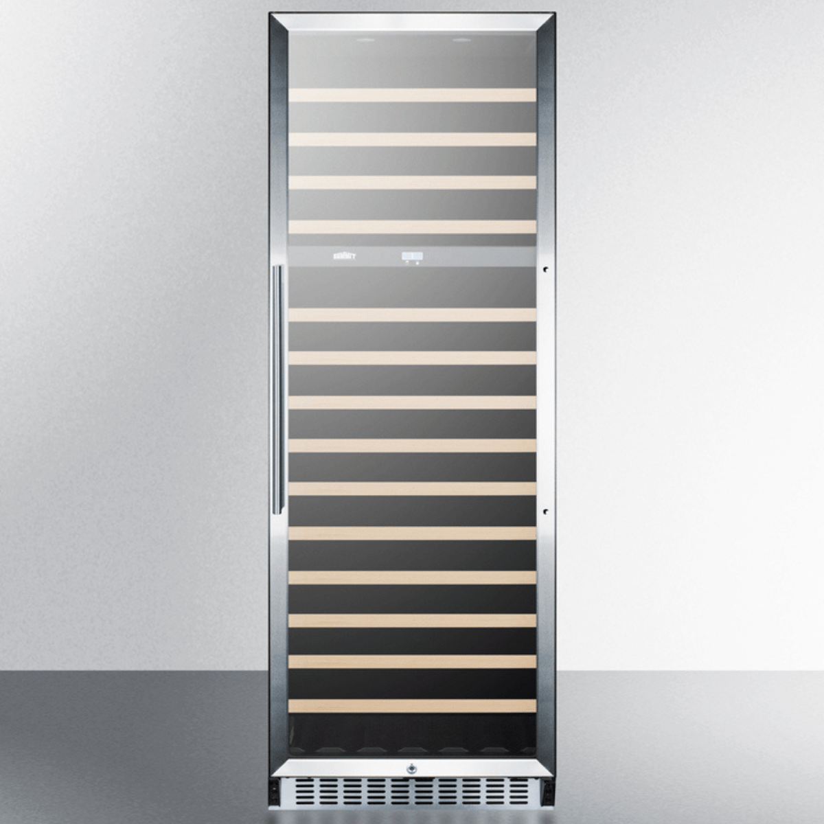 Summit Wine Coolers No Tint Summit SWC1966 24-inch 160 Bottle Dual Zone Wine Cooler Cabinet