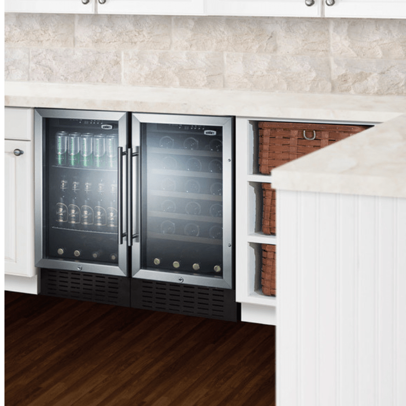 Summit Wine Coolers Summit SWC1840B 18-inch 34 Bottle Wine Cooler