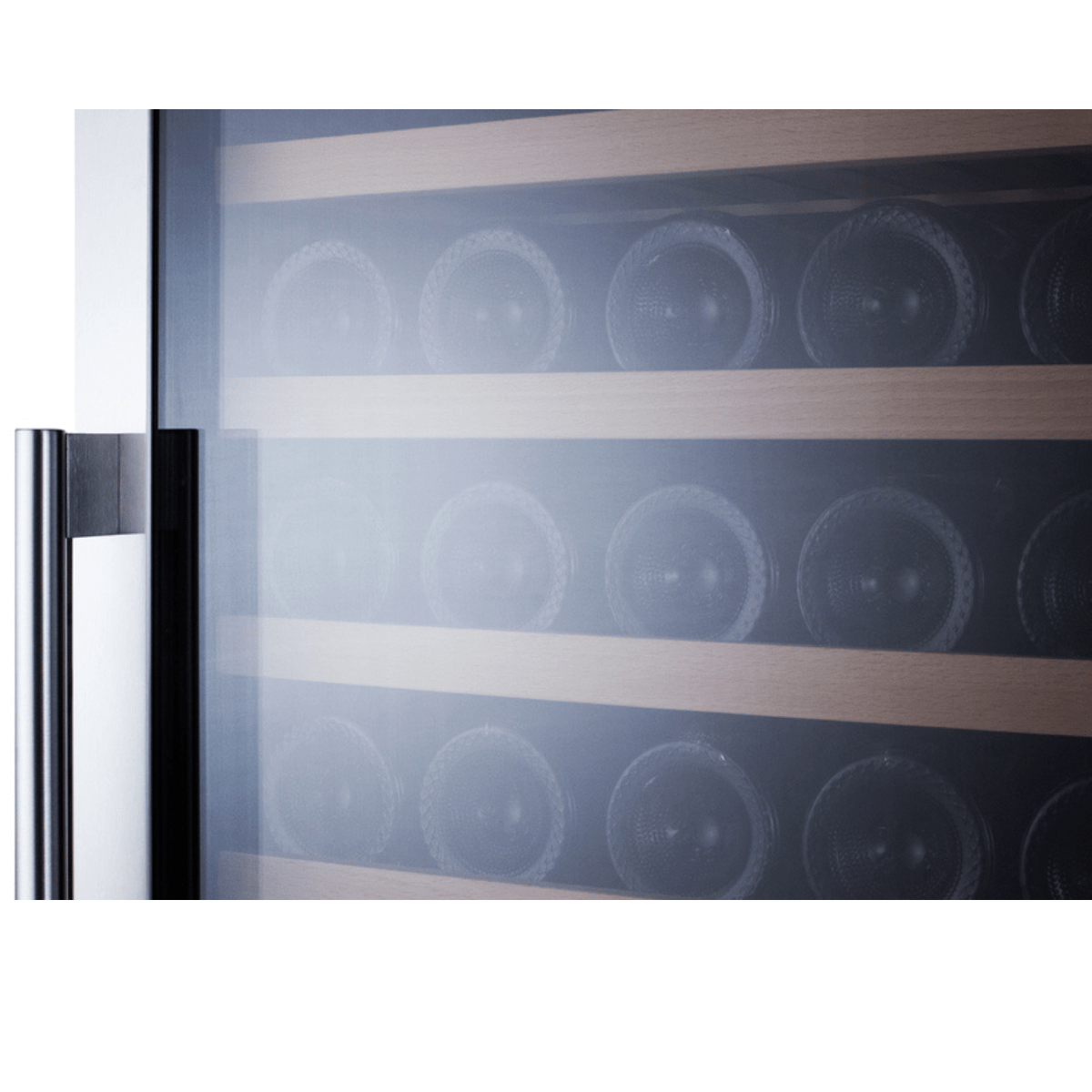 Summit Wine Coolers Summit SWC1966 24-inch 160 Bottle Dual Zone Wine Cooler Cabinet