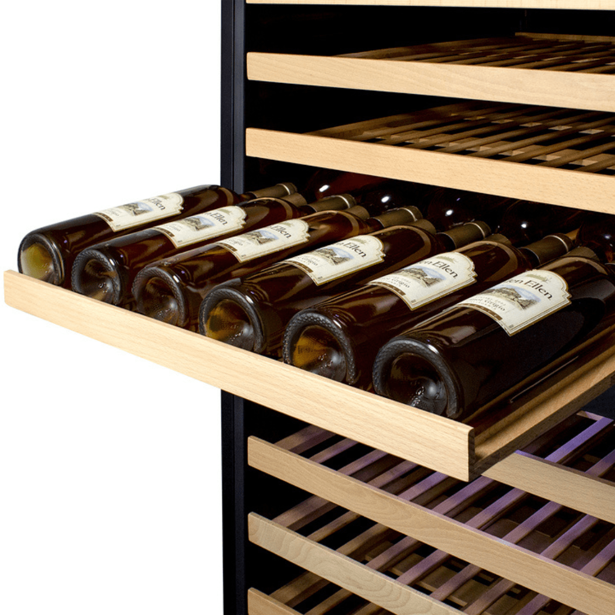 Summit Wine Coolers Summit SWC1966B 24-inch 162 Bottle Dual Zone Wine Cooler Cabinet