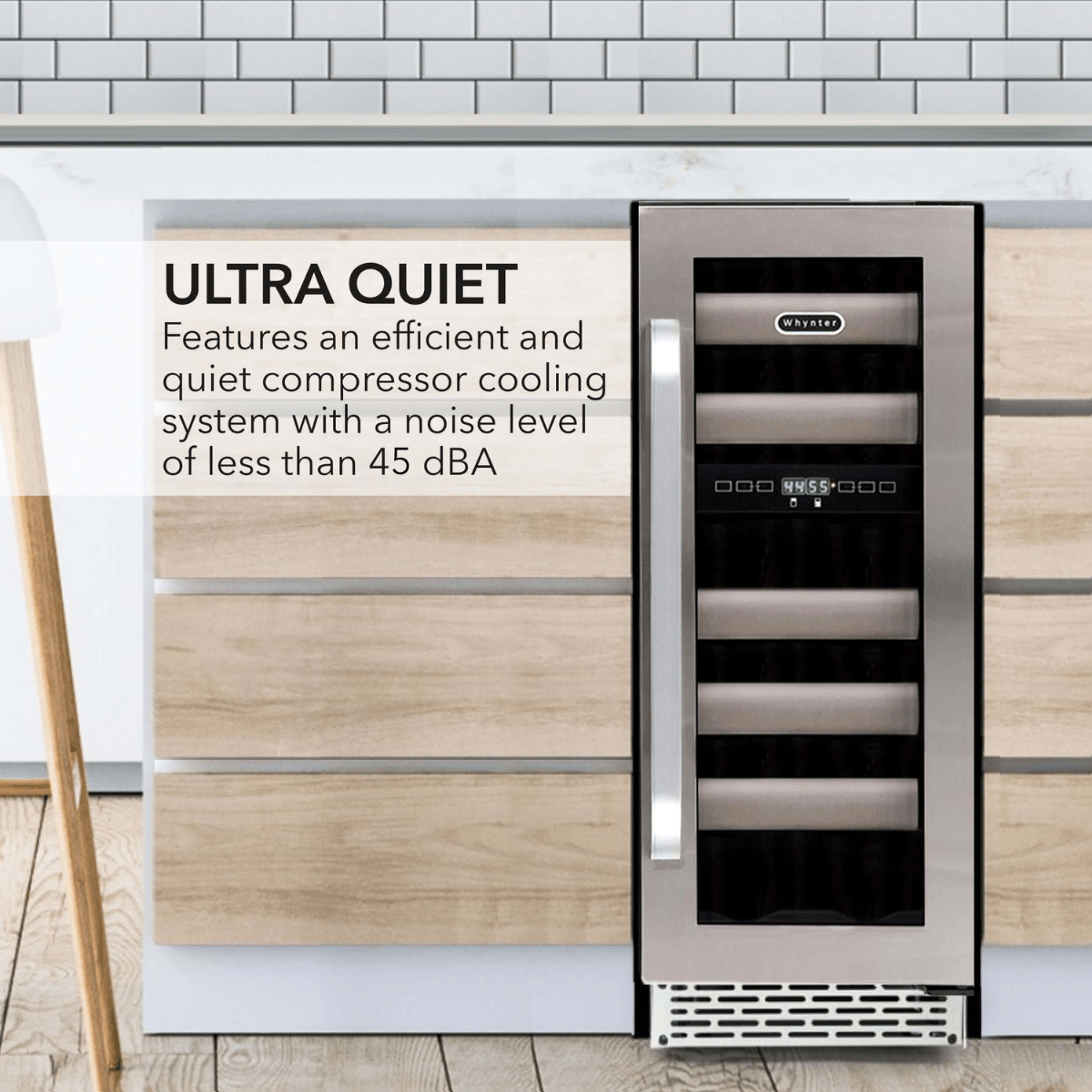 Whynter Wine Coolers Whynter BWR-171DS ELITE 12-inch 17 Bottle Dual Zone Wine Cooler
