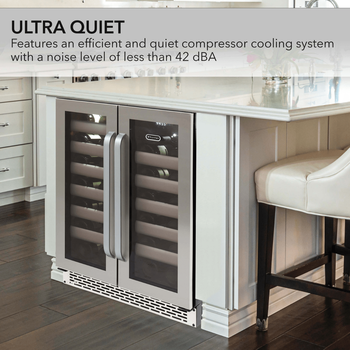 Whynter Wine Coolers Whynter BWR-401DS ELITE 24-inch 40 Bottle Dual Zone Wine Cooler