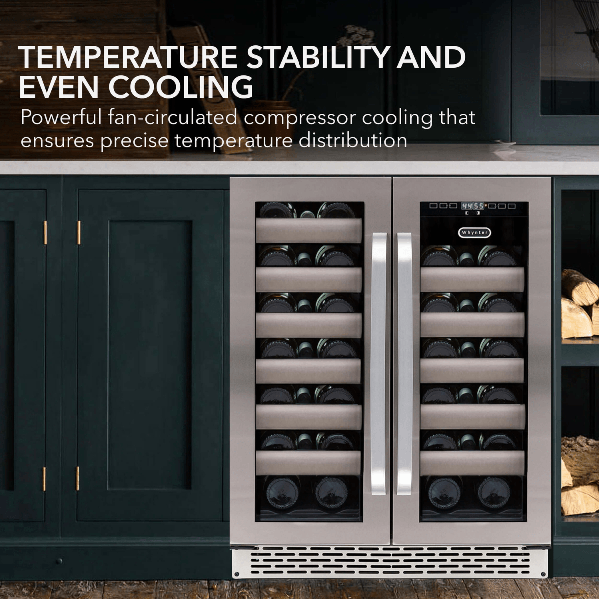 Whynter Wine Coolers Whynter BWR-401DS ELITE 24-inch 40 Bottle Dual Zone Wine Cooler