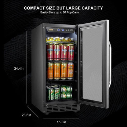 Lanbo Beverage Coolers Lanbo LB80BC 15-inch wide 70 Can Single Zone Beverage Cooler