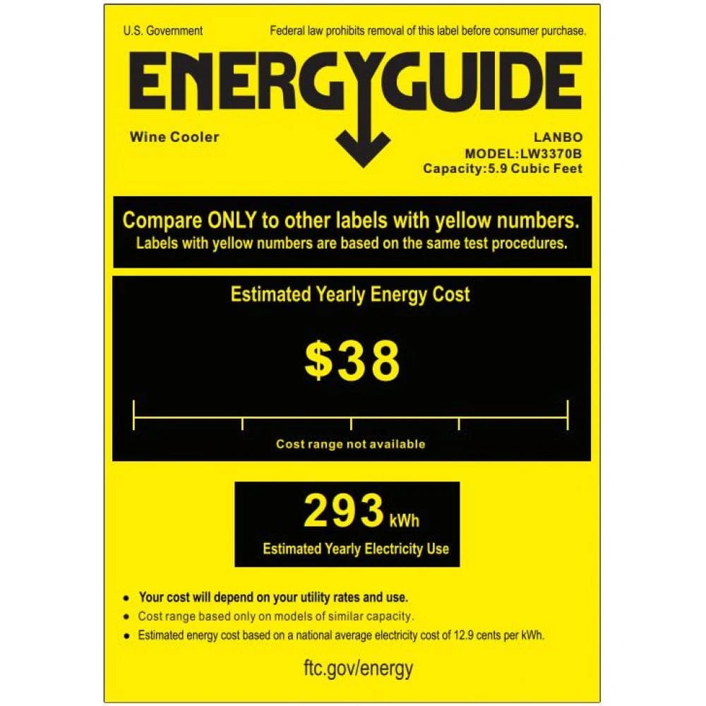 Lanbo Hybrid Wine Coolers Lanbo LW3370B 30-inch wide 33 Bottle/70 Can Dual Zone Dual Door Hybrid Wine- and Beverage Cooler
