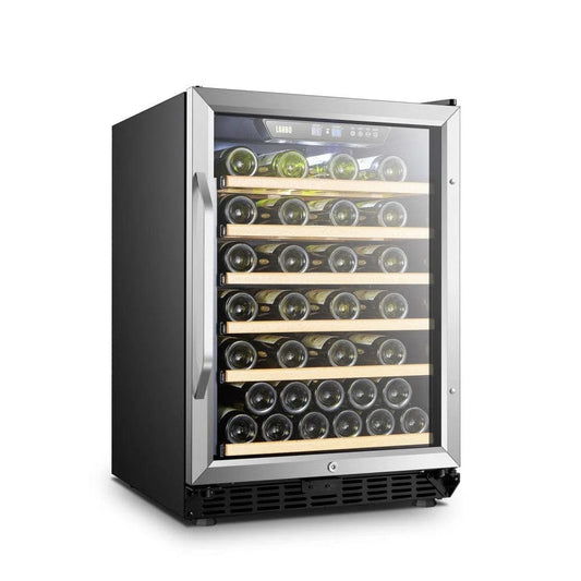 Lanbo Wine Coolers Lanbo LW52S 24-inch wide 52 Bottle Single Zone Wine Cooler