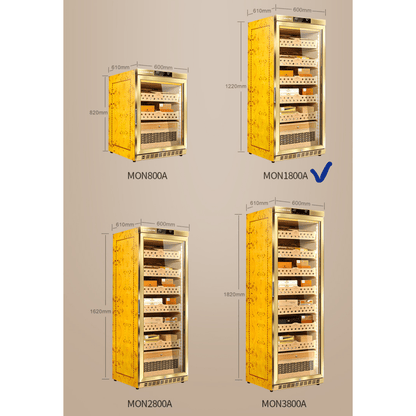 RACHING Cigar Humidors & Coolers RACHING MON1800A 24-inch Cigar Humidor Cabinet