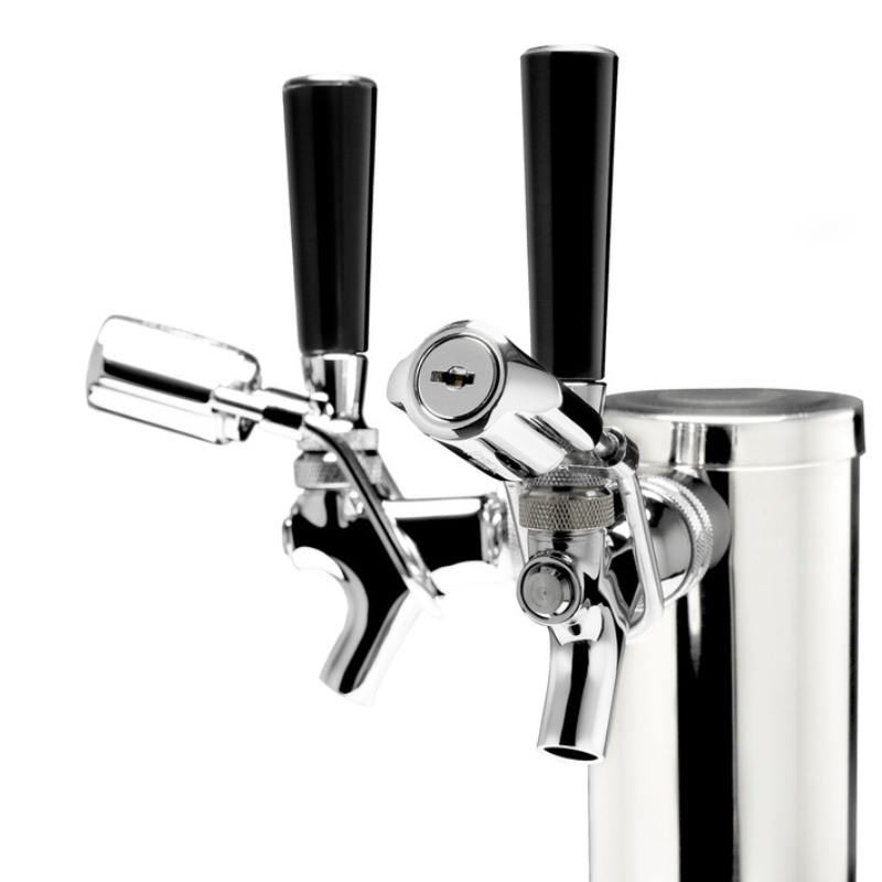 Summit Kegerators Summit BC74OSCOMTWIN 24-inch Commercial Dual Tap Kegerator