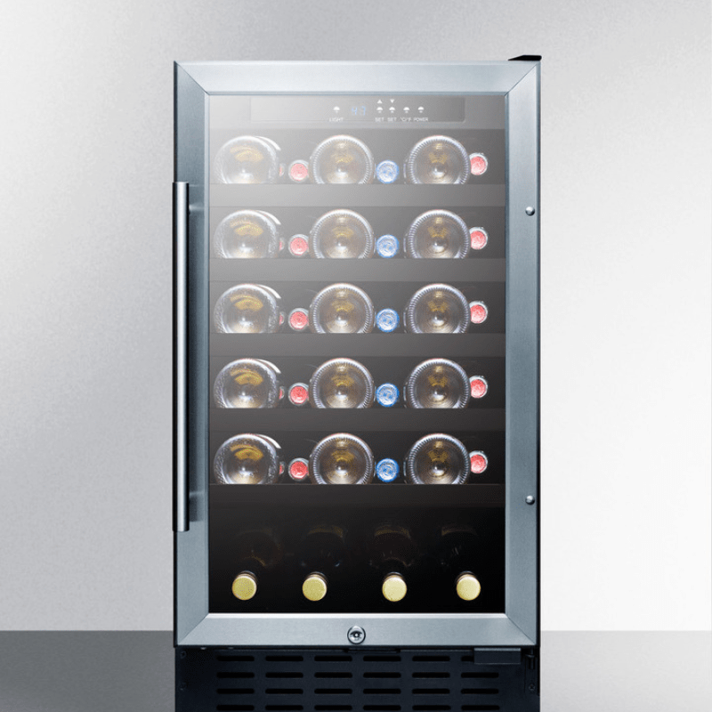 Summit Wine Coolers Summit SWC1840B 18-inch 34 Bottle Wine Cooler