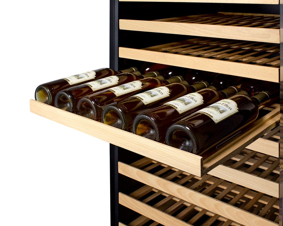 Summit Wine Coolers Summit SWC1926B 24-inch 165 Bottle Single Zone Wine Cooler Cabinet