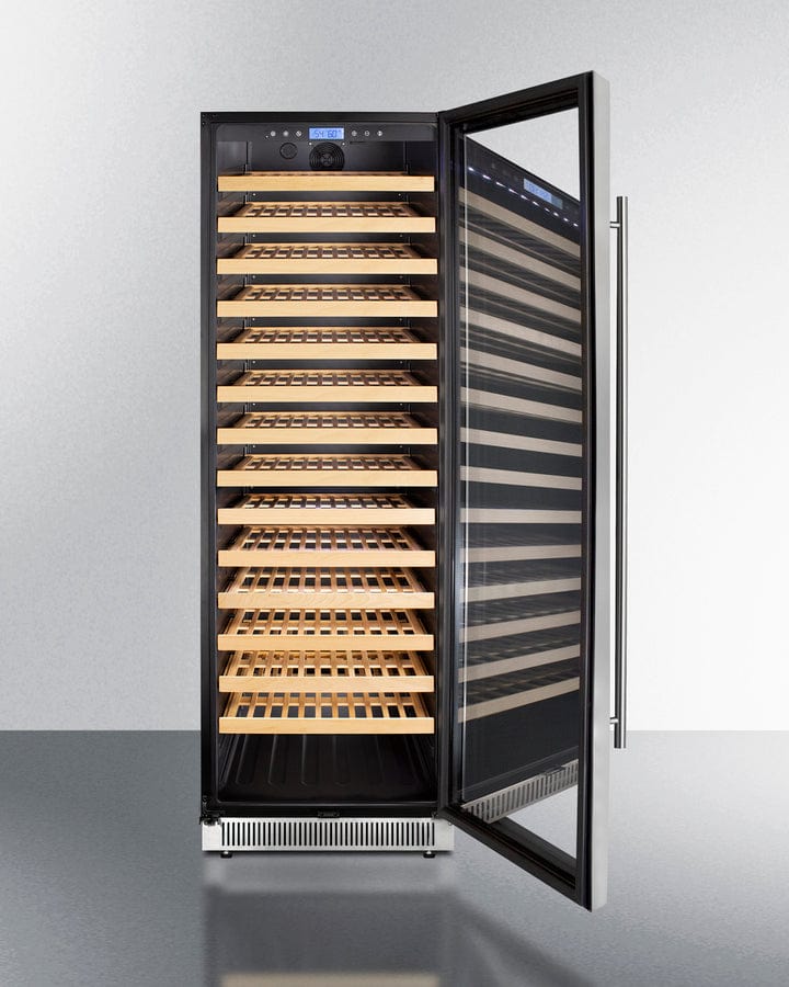 Summit Wine Coolers Summit SWC1926B 24-inch 165 Bottle Single Zone Wine Cooler Cabinet