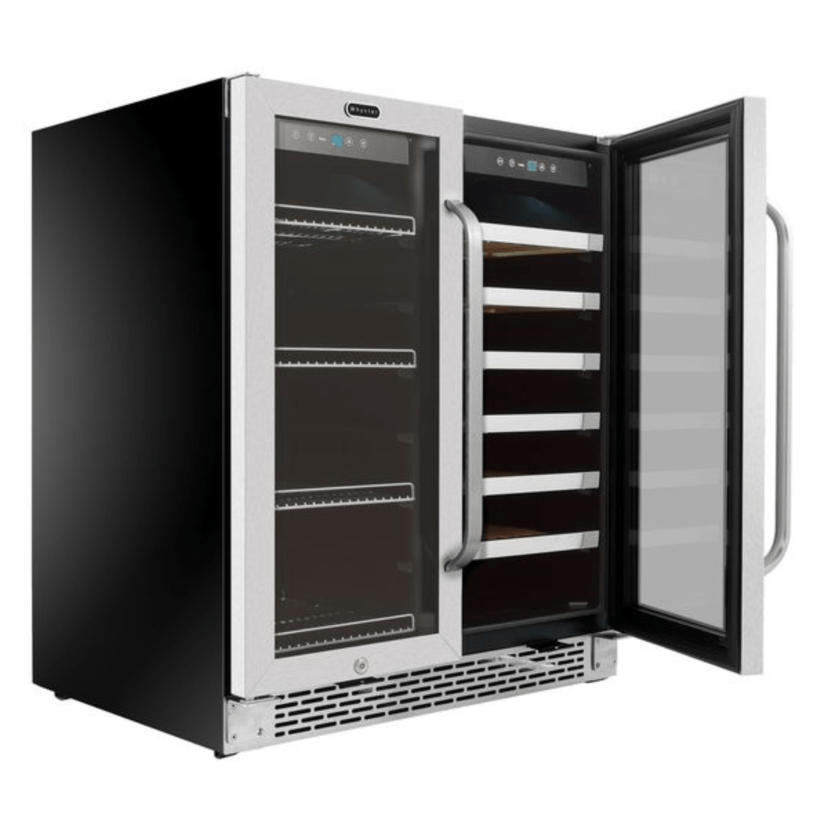 Whynter Hybrid Wine Coolers Whynter BWB-3388FDS 30-inch 33 Bottles/88 Cans Dual Zone Hybrid Wine Cooler