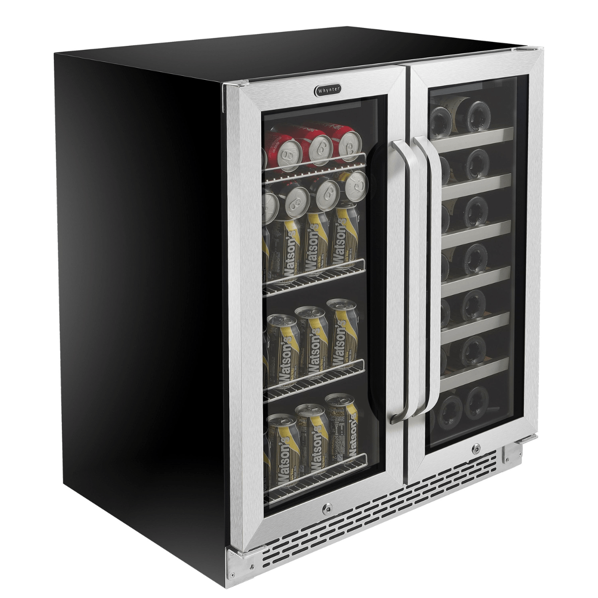 Whynter Hybrid Wine Coolers Whynter BWB-3388FDS 30-inch 33 Bottles/88 Cans Dual Zone Hybrid Wine Cooler