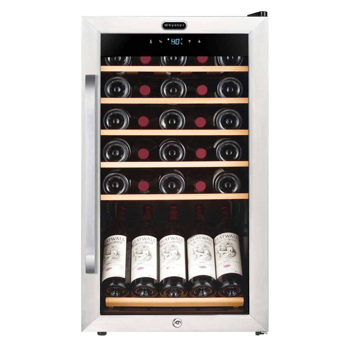 Whynter Wine Coolers Whynter FWC-341TS 20-inch 34 Bottle Wine Cooler